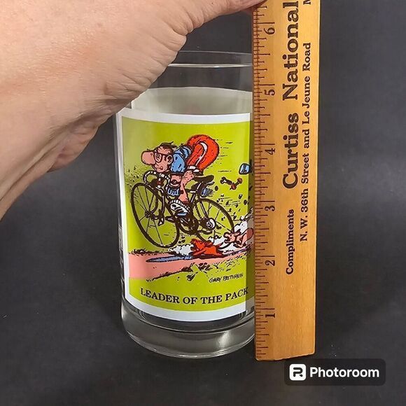 Pepsi Vtg 70s Sport Collector Series Glass Leader Of The Pack Gary Patterson - Picture 3 of 6